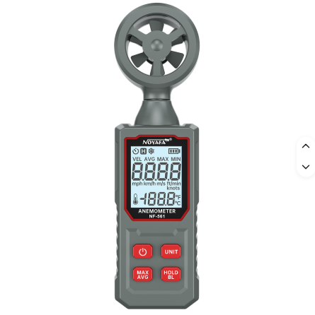 Digital Anemometer Mini Wind Speed Meter 60W - BAS Kuwait