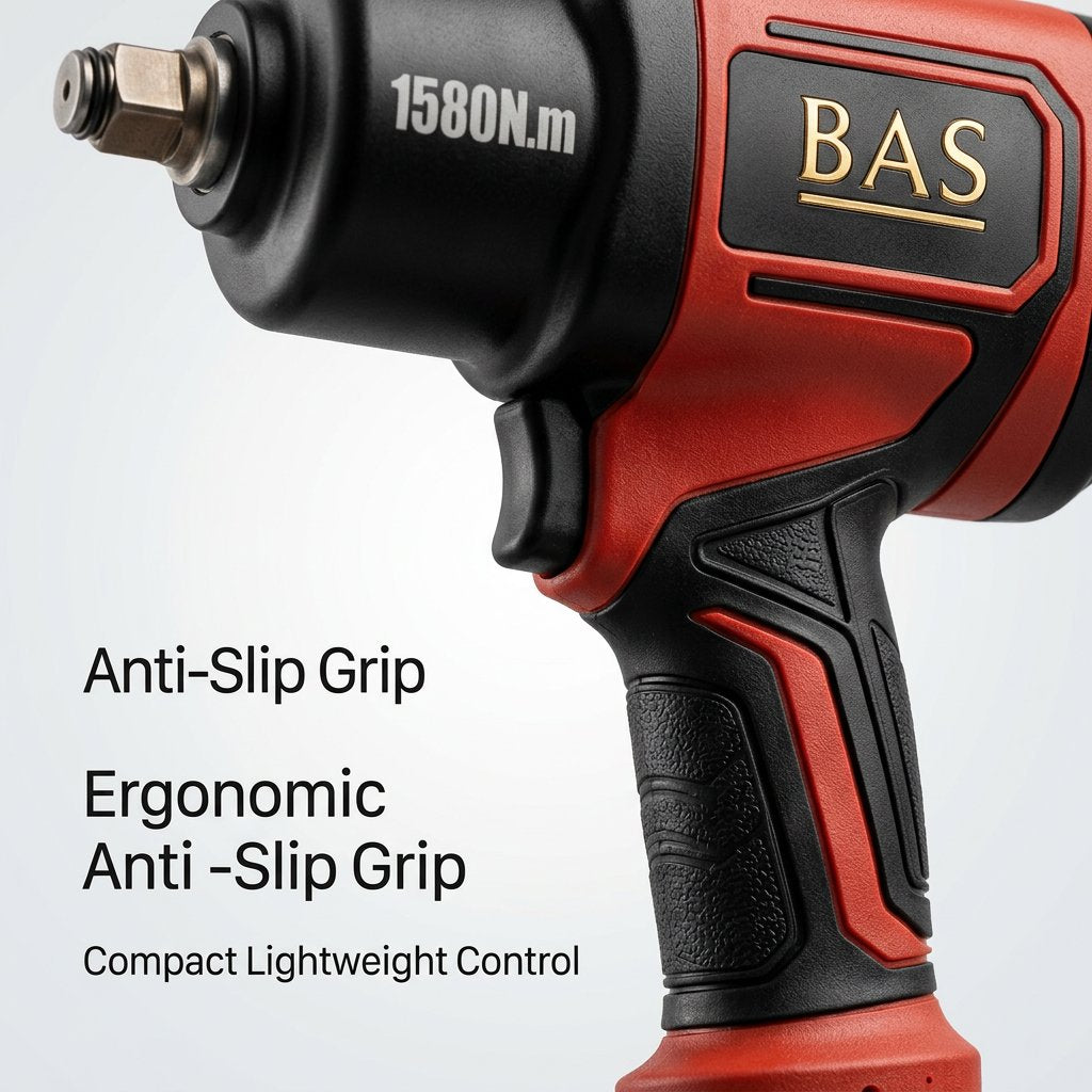 Air Impact Wrench Pneumatic 1/2 inch 1580nm | Heavy-Duty Impact Gun Drill - BAS Kuwait Bab Al Saif