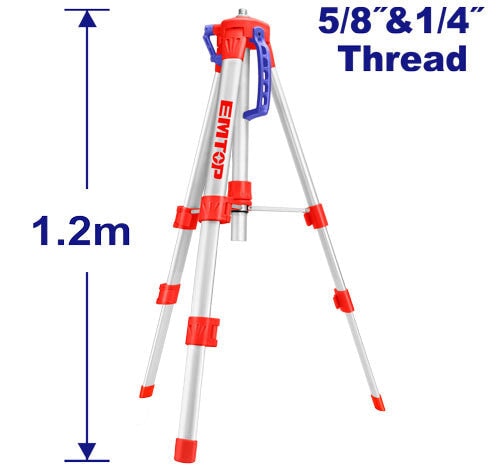 Aluminum Tripod Stand For Laser Levels EMTOP BRAND - BAS Kuwait Bab Al Saif Standard Standard