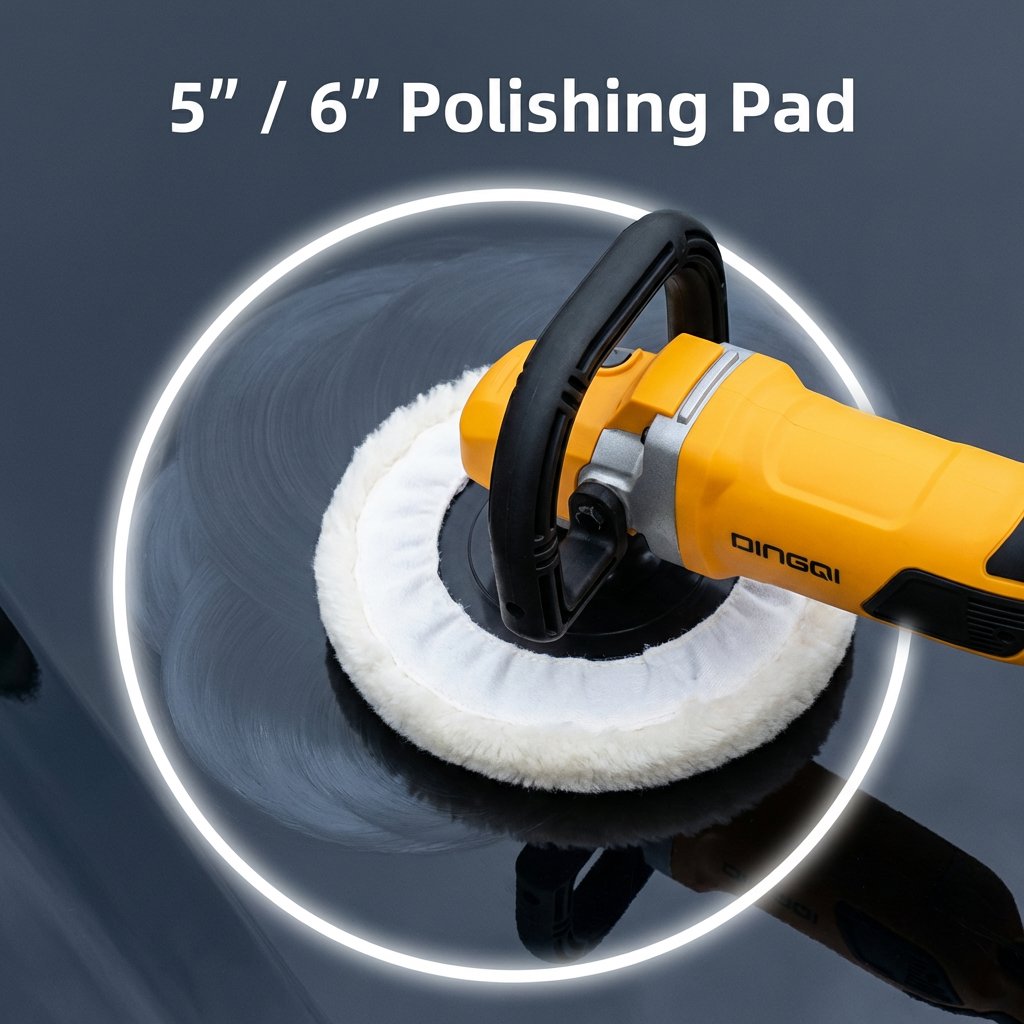Angle Polisher 1200W for Car Polishing Dingqi Brand - BAS Kuwait Bab Al Saif