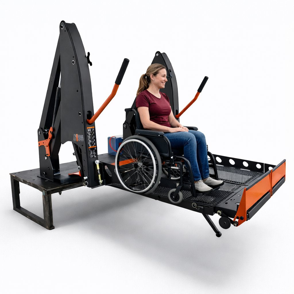 Automatic Electric Lift Foldable for Wheelchair Users or Disabled – Fits Cars, Vans & Stairs - BAS Kuwait Bab Al Saif