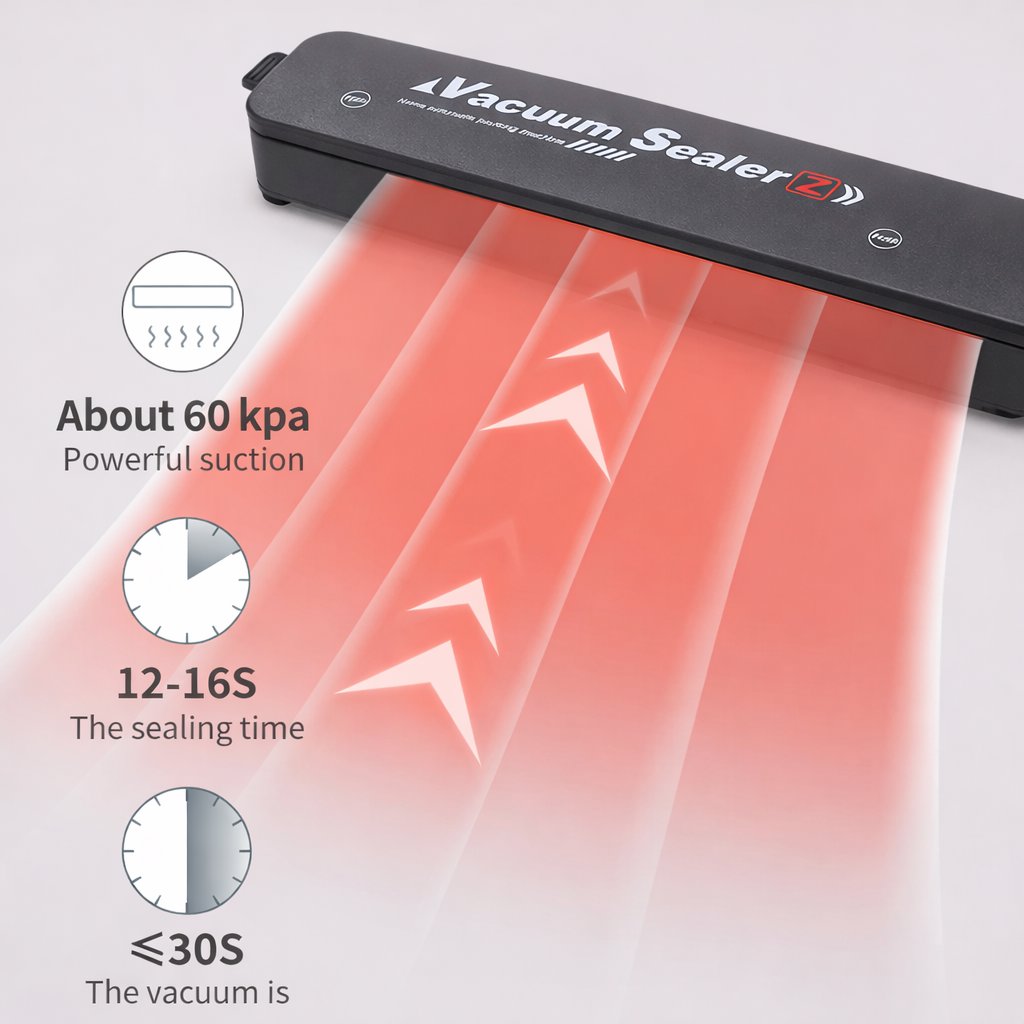 Automatic Plastic Vacuum Sealer 90W - BAS Kuwait Bab Al Saif