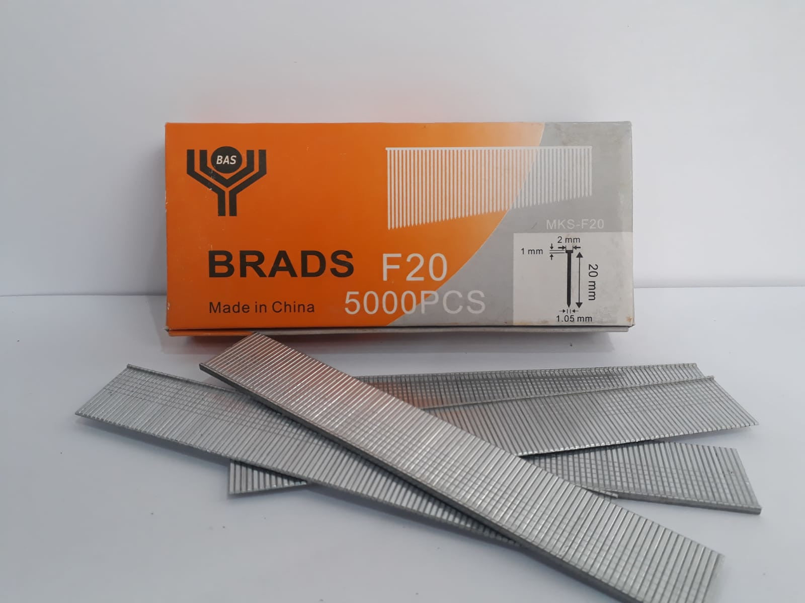 F nails / Brad nails 18 gauge / T nails / Sn pins/ PO nails / air nails - BAS kuwait