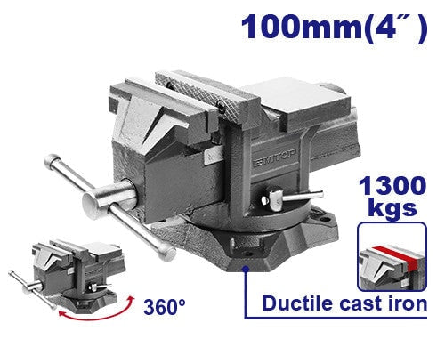 Bench Vice 4" 360 Degree EMTOP BRAND - BAS Kuwait Bab Al Saif Standard Standard