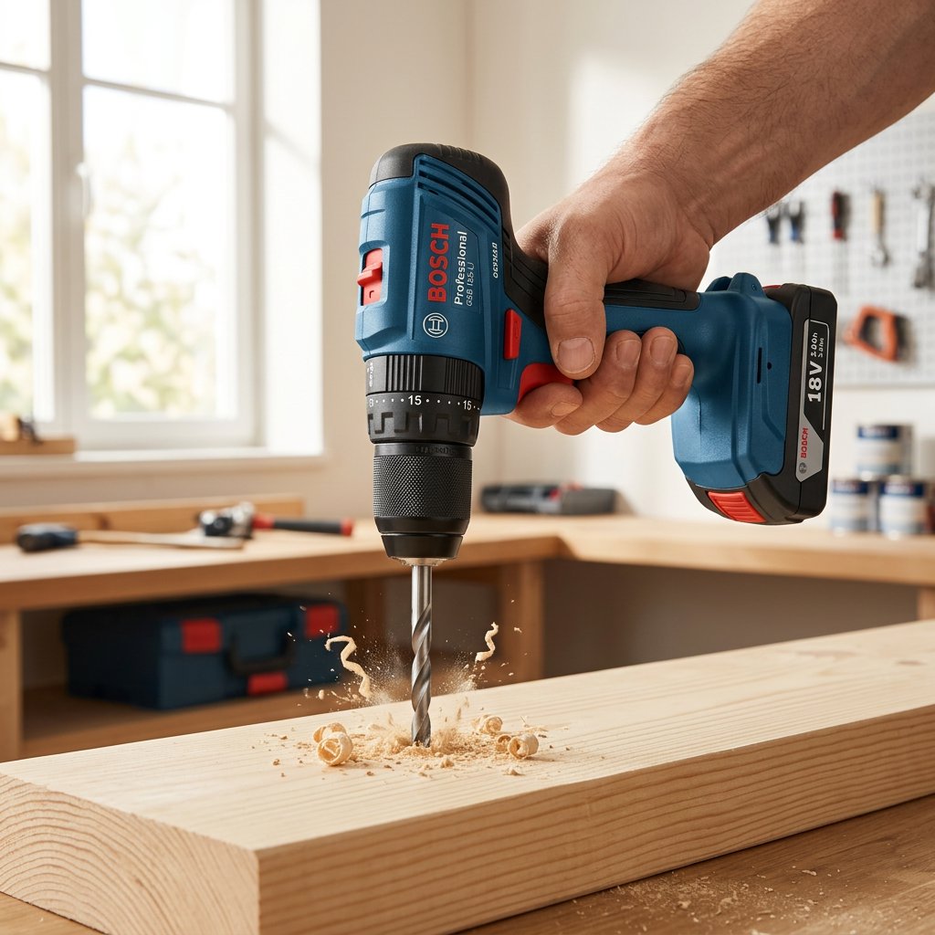 Bosch Cordless Impact Drill 18V GSB 1858 LI - BAS Kuwait Bab Al Saif