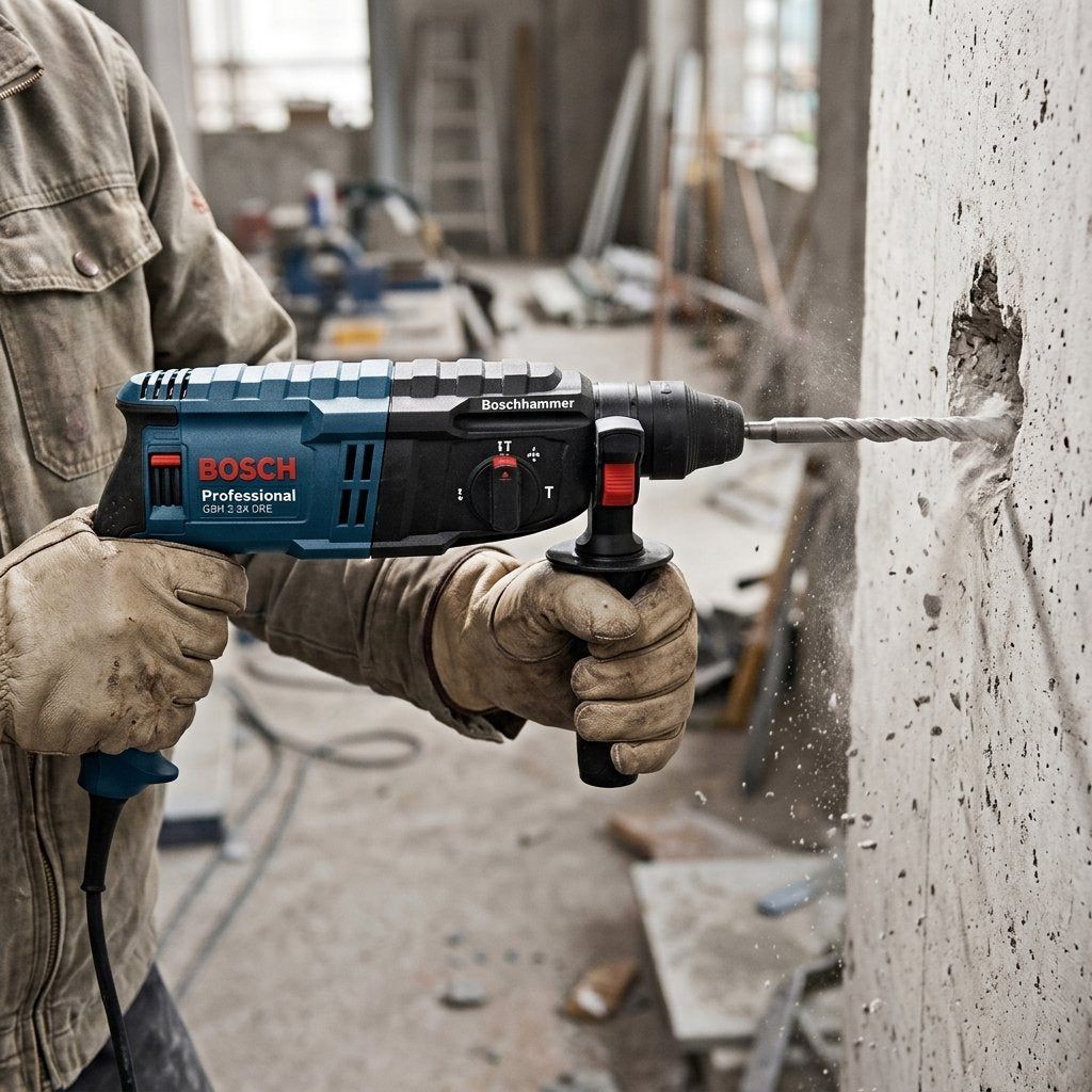 Bosch Rotary Hammer With SDS Plus 690W GBH 2-24 DRE - BAS Kuwait Bab Al Saif