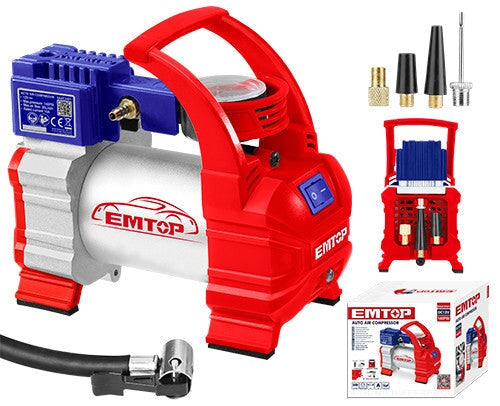 Car Auto Air Compressor EMTOP BRAND - BAS Kuwait Bab Al Saif Standard Standard