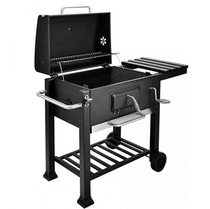 Charcoal BBQ Grill for outdoor Barbeque - BAS Kuwait Bab Al Saif Black 117 x 53 x 100 cm Without Fitting