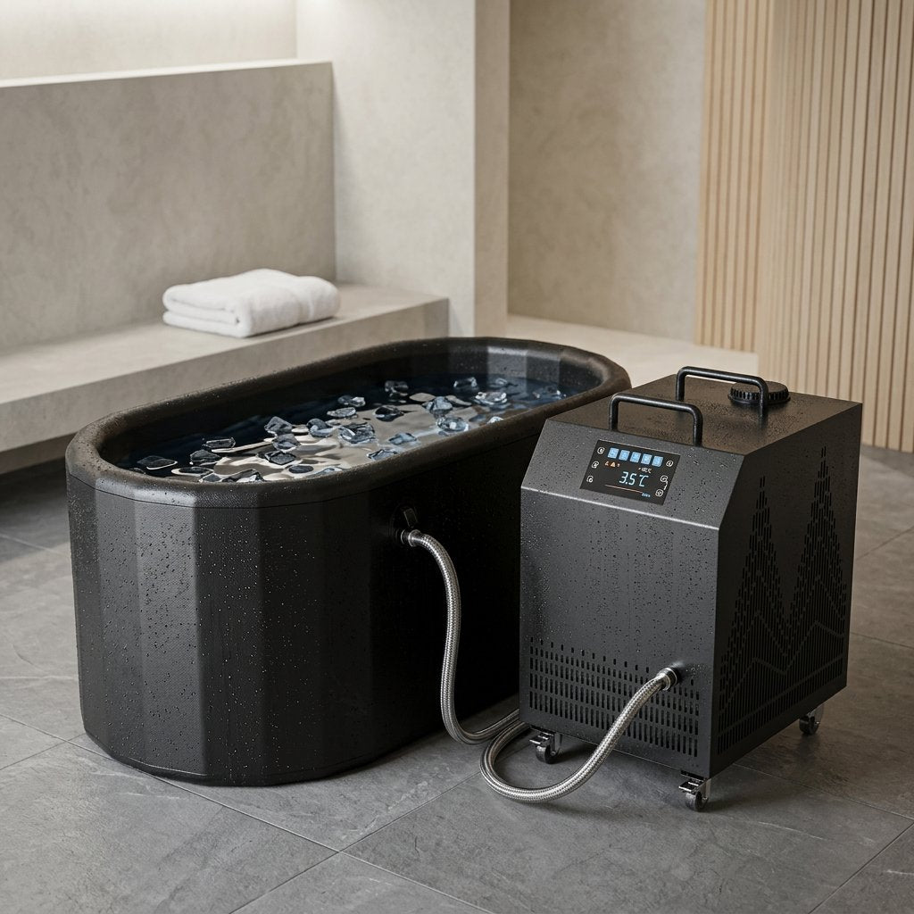 Cold Plunge Ice Bath Tub with 2HP Chiller | Recovery Ice Bath - BAS Kuwait Bab Al Saif