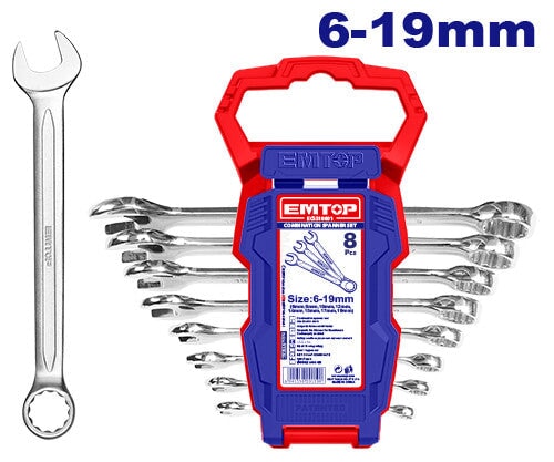 Combination Spanner Set EMTOP BRAND - BAS Kuwait Bab Al Saif Standard Standard