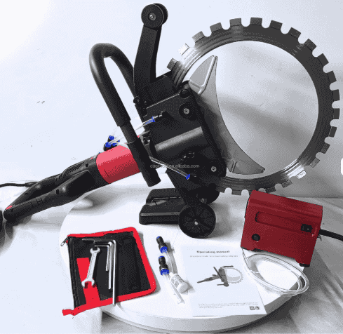 Concrete Wall Cutter 5000W | 410mm High Frequency Electric Ring Saw | Wet Cutting 30cm Depth - BAS Kuwait Bab Al Saif
