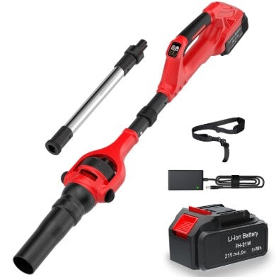Cordless Air Blower 21V with 2 batteries Adjustable leaf Blower - BAS Kuwait Bab Al Saif 21V