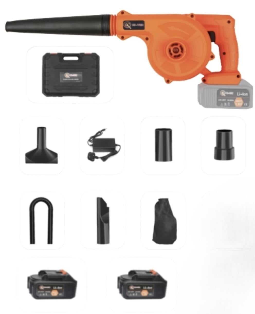 Cordless Air Blower & Vacuum Cleaner (2 in 1) - BAS Kuwait Bab Al Saif Orange Standard
