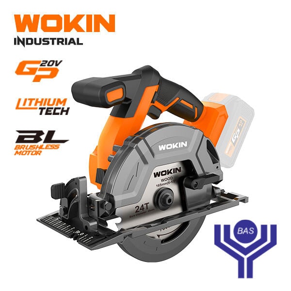 Cordless Circular Saw Machine 20V Wokin Brand - BAS Kuwait Bab Al Saif Orange 20 V