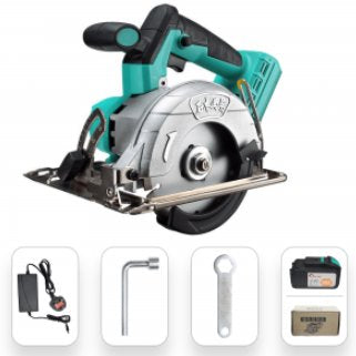 Cordless Circular Saw Machine - BAS Kuwait Bab Al Saif Green 5"