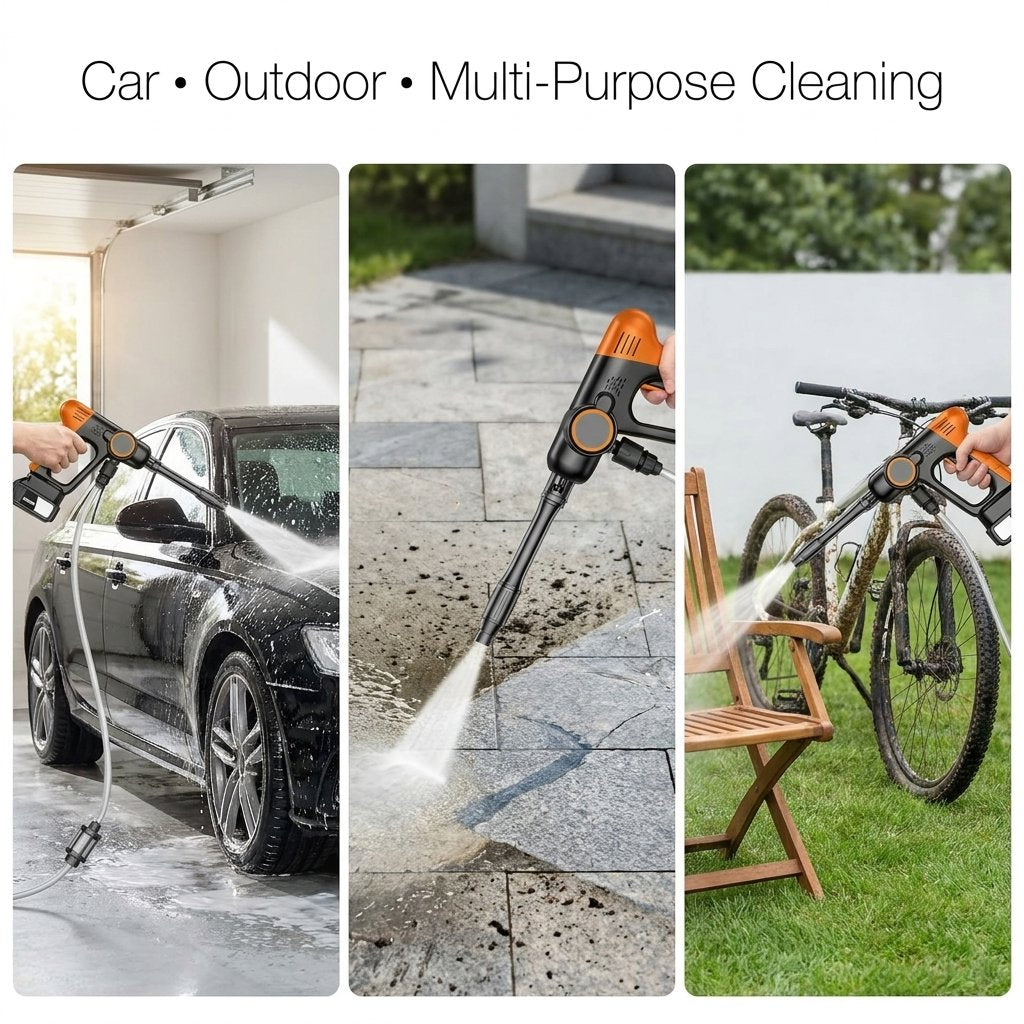 Cordless High Pressure Washer / Car Washer 20V - BAS Kuwait Bab Al Saif