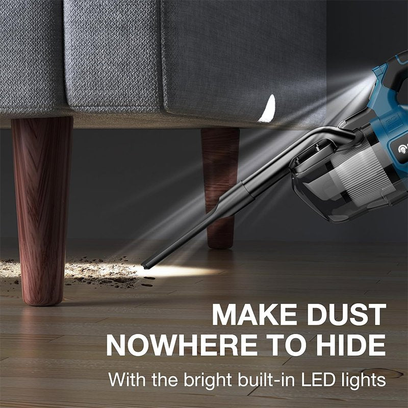 Cordless Vacuum Cleaner 20v with 2 batteries - BAS Kuwait Bab Al Saif