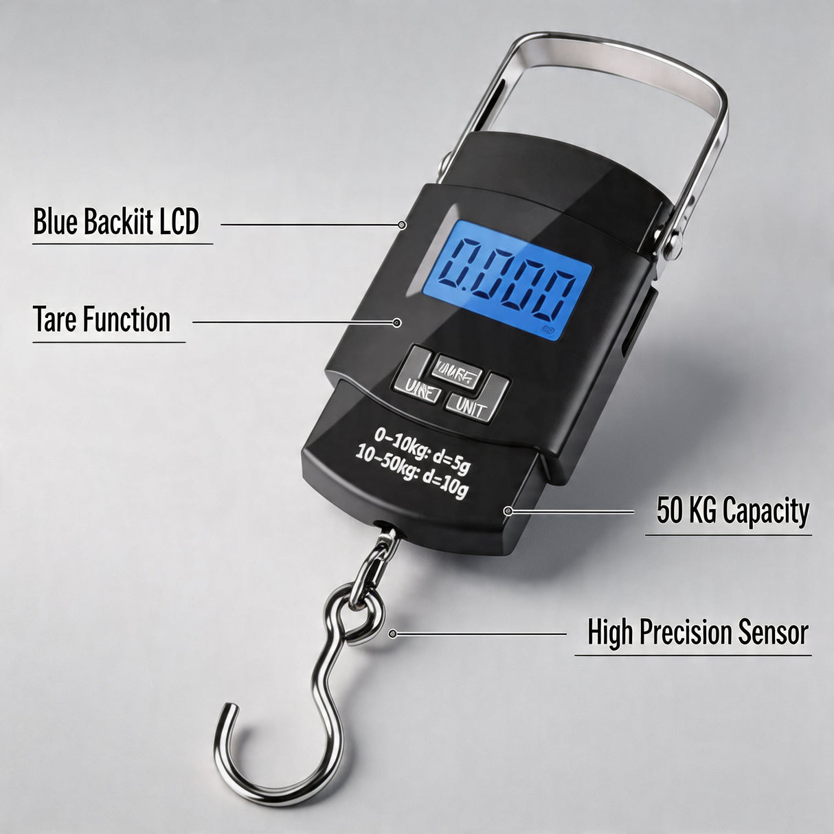Digital Weight Scale for luggage 50 kg (3) - BAS Kuwait Bab Al Saif