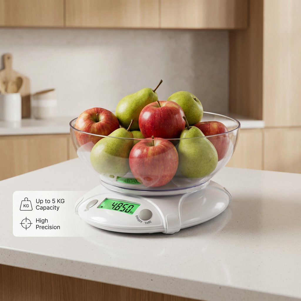 Digital Weight Scale (with bowl) - BAS Kuwait Bab Al Saif