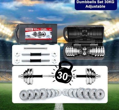 Dumbbell set 30kg - BAS Kuwait Bab Al Saif Standard Standard