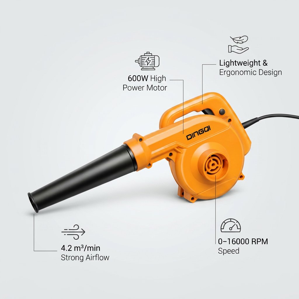 Electric Air Blower 600W Dingqi Brand - BAS Kuwait Bab Al Saif