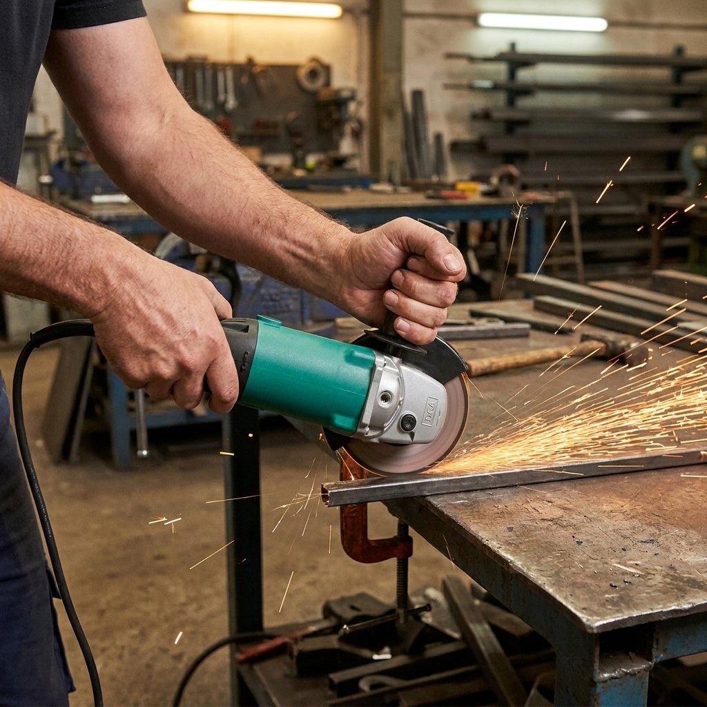 Electric Angle Grinder 9" 2200W DCA BRAND - BAS Kuwait Bab Al Saif