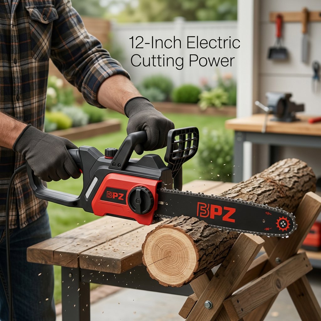 Electric Chain Saw 12" - BAS Kuwait Bab Al Saif