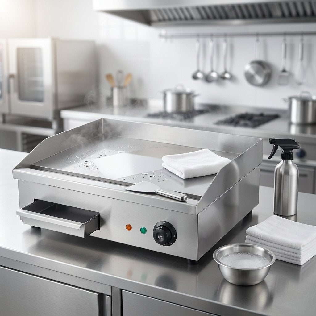 Electric Counter Top Grill Flat Iron 220V - BAS Kuwait Bab Al Saif