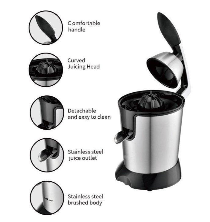 Electric Juicer Press 350W 400ml for Orange Lemon - BAS Kuwait Bab Al Saif