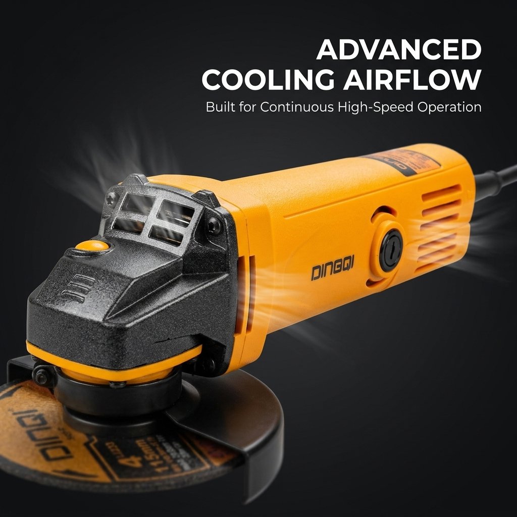 Electric Power Angle Grinder 650W 115mm DINGQI BRAND - BAS Kuwait Bab Al Saif
