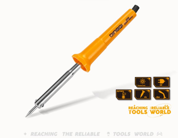 Electric Soldering Welding Iron Heater Repair Tool 40w 60w 100w DINGQI BRAND - BAS Kuwait Bab Al Saif Standard 40W