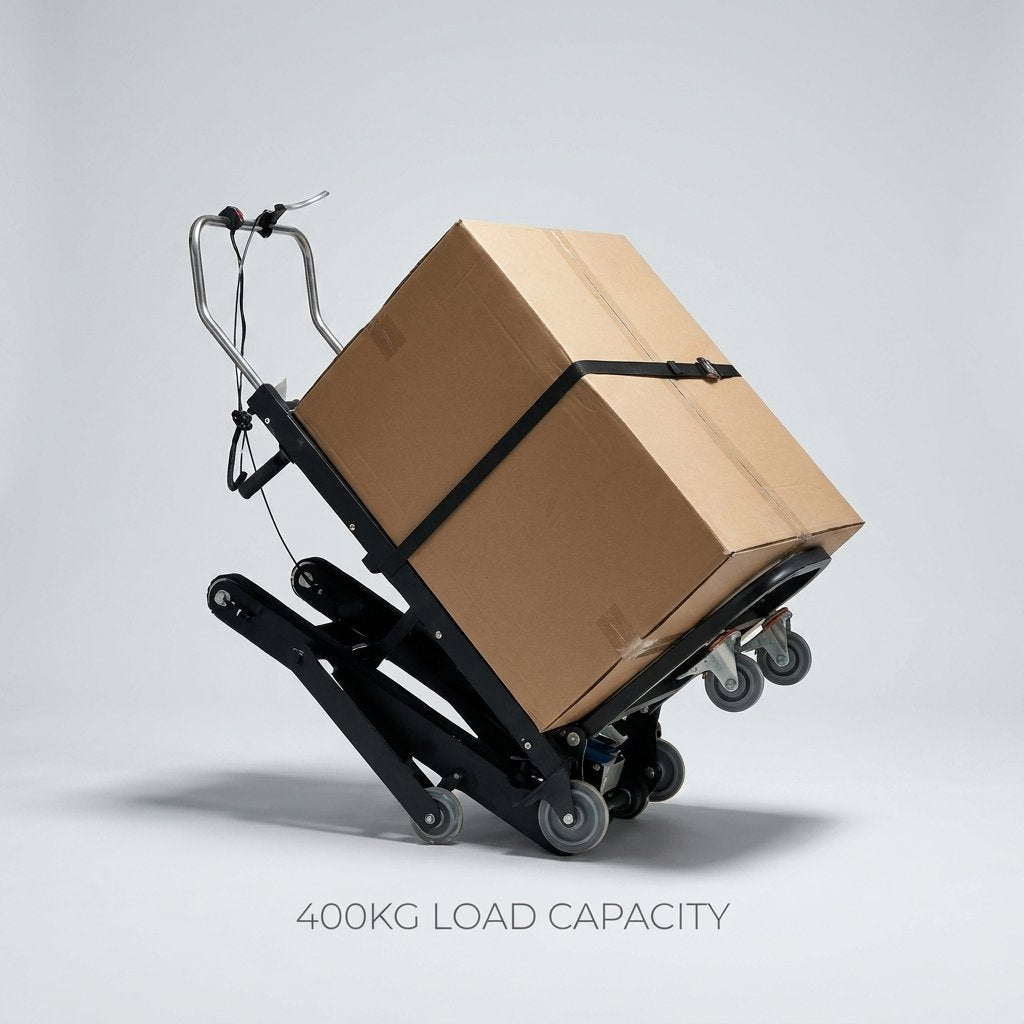 Electric stair climber trolley 400 kg capacity | Stair transport trolley - BAS Kuwait Bab Al Saif