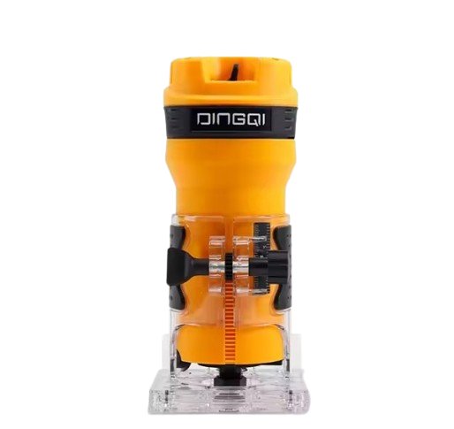 Electric Trimmer Router Machine Corded Wood Carving 220V 500W DINGQI BRAND - BAS Kuwait Bab Al Saif Orange DJJ02403