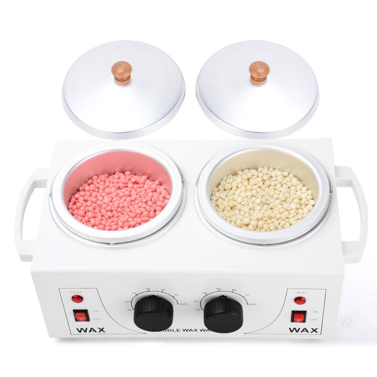 Electric Wax Heater Double Pot 1200ml - BAS Kuwait Bab Al Saif