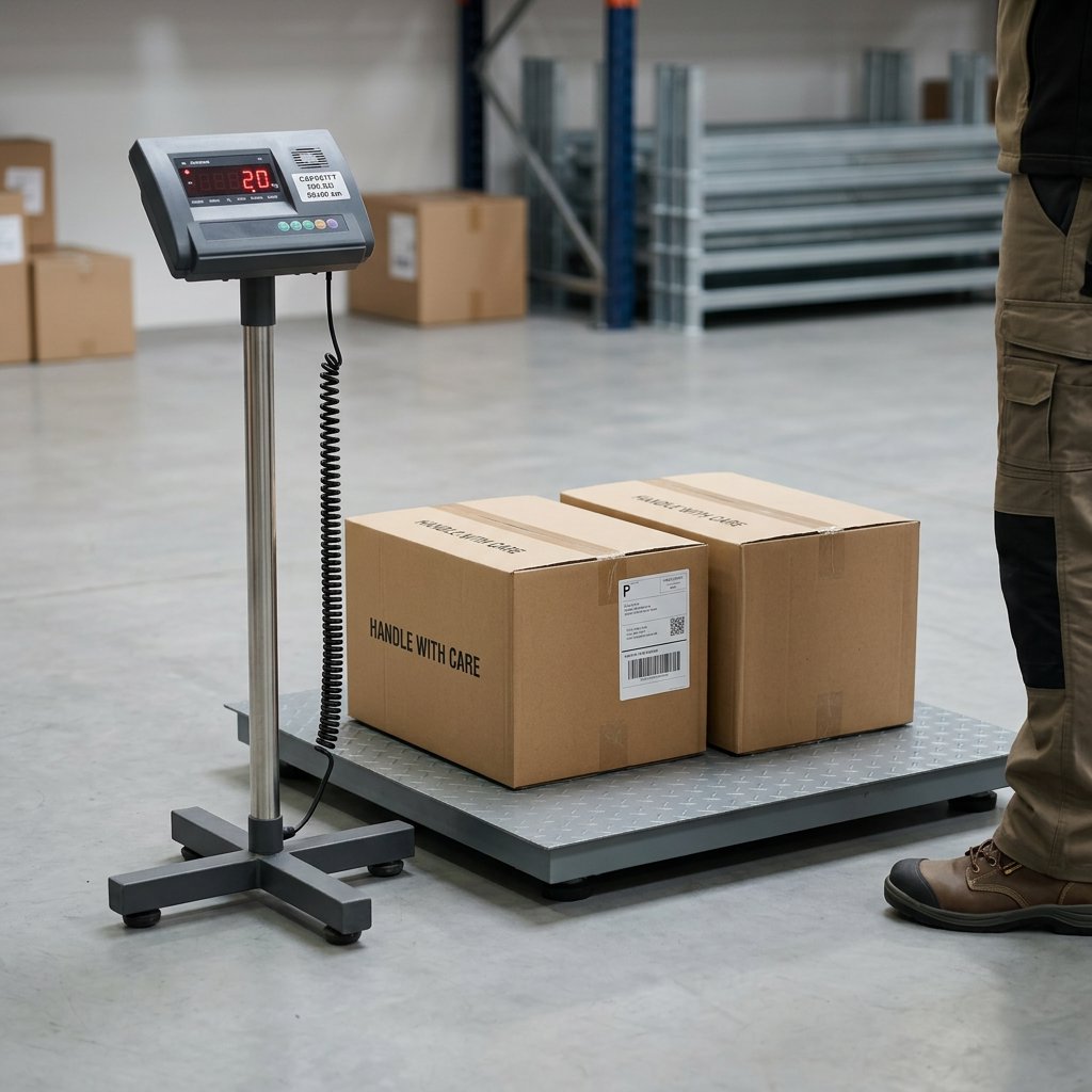 Electronic Platform Weight Scale 500 kg - BAS Kuwait Bab Al Saif
