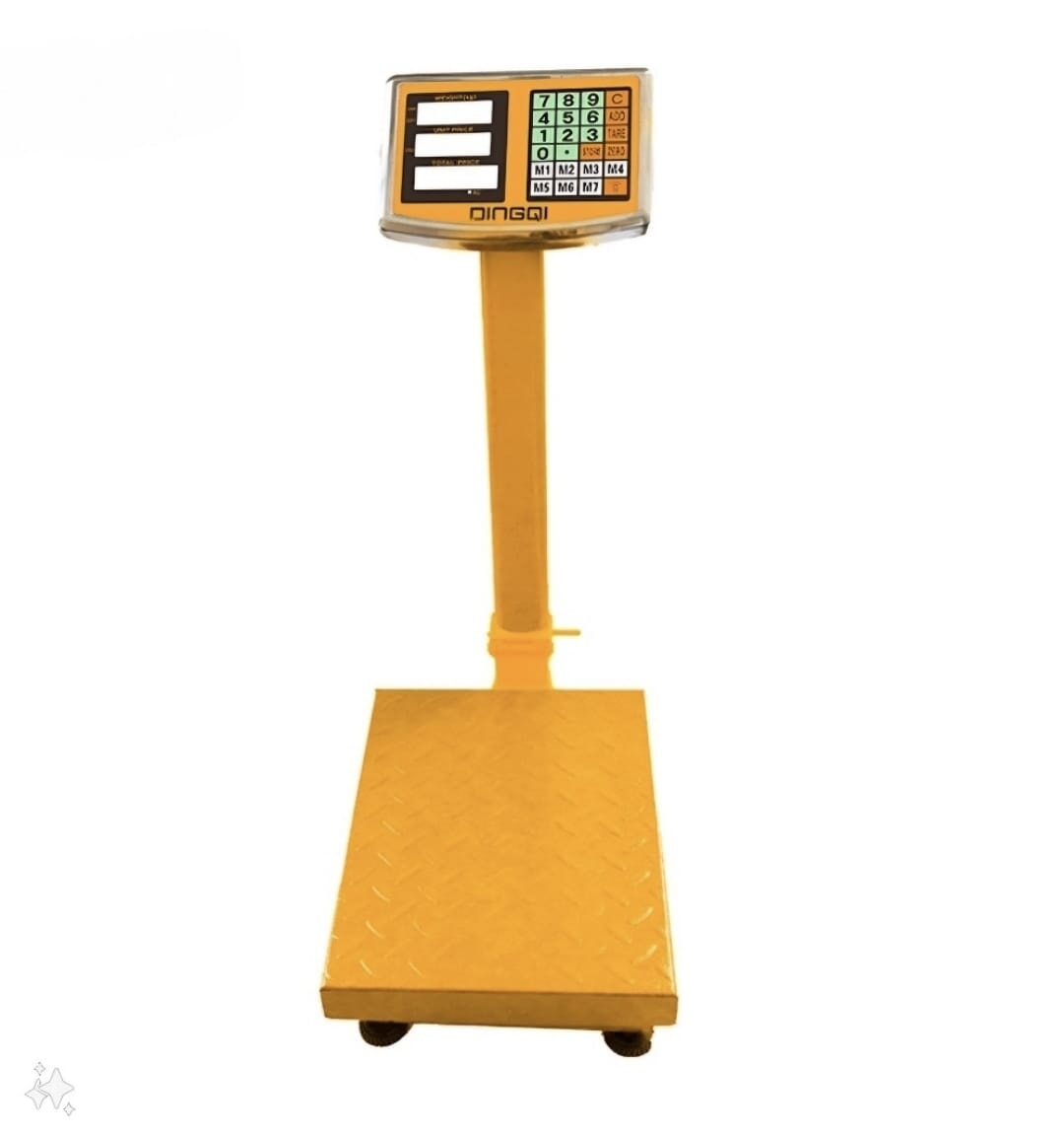 Electronic Platform Weight Scale 500 kg Dingqi brand - BAS Kuwait Bab Al Saif Standard Standard