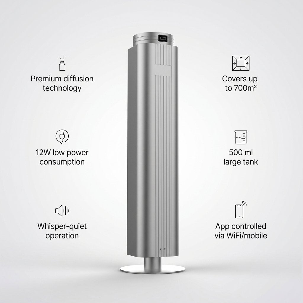 Floor Standing Scent Diffuser 12W App Controlled - BAS Kuwait Bab Al Saif