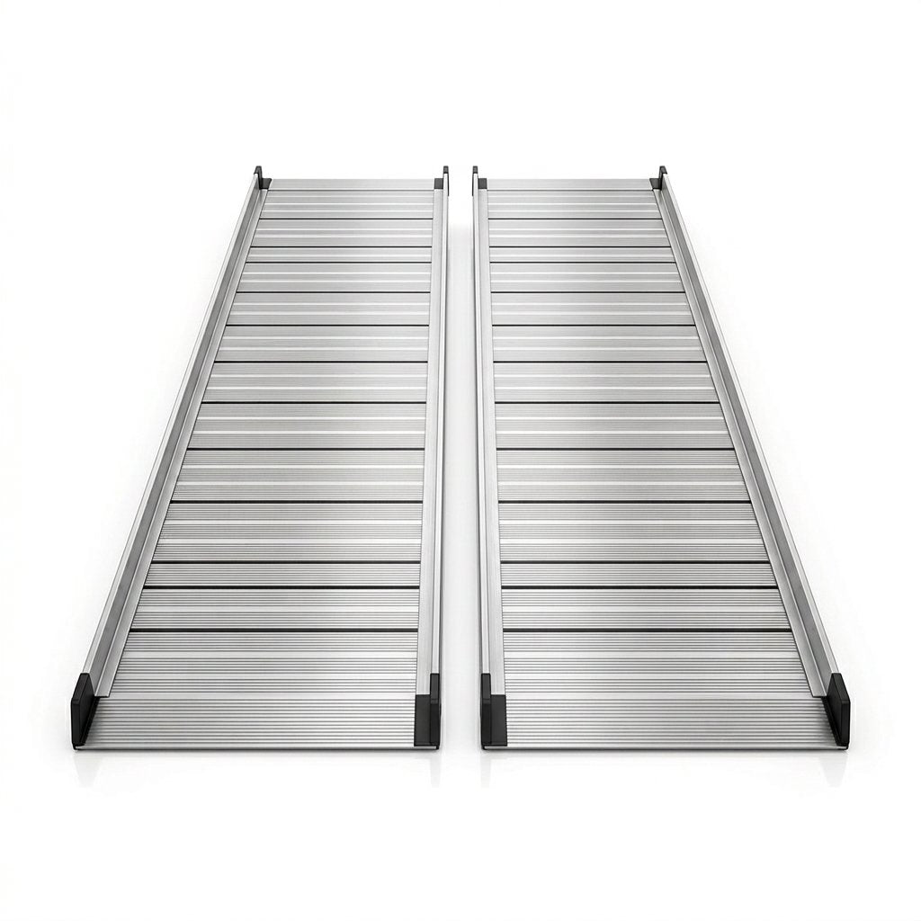 Foldable Aluminum Ramp for Wheelchairs / Scooters - BAS Kuwait Bab Al Saif