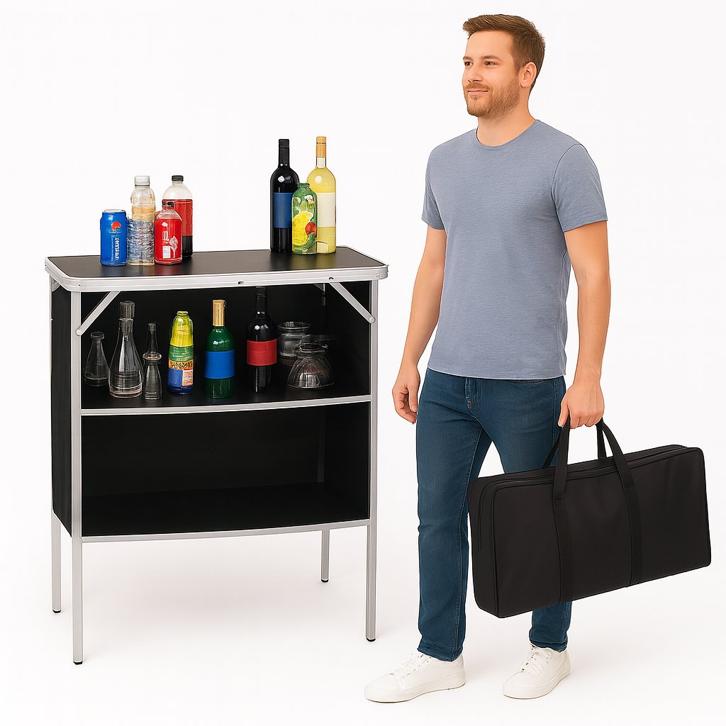 Foldable Aluminum Table Outdoor beach - BAS Kuwait Bab Al Saif