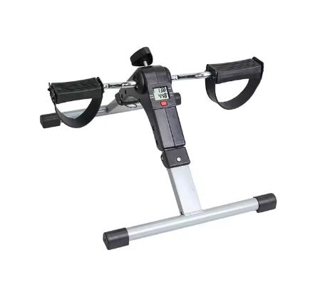 Foldable Exercise bike Mini Feet Exercise Pedal Bike Workout Fitness Machine - BAS Kuwait Bab Al Saif Standard Standard