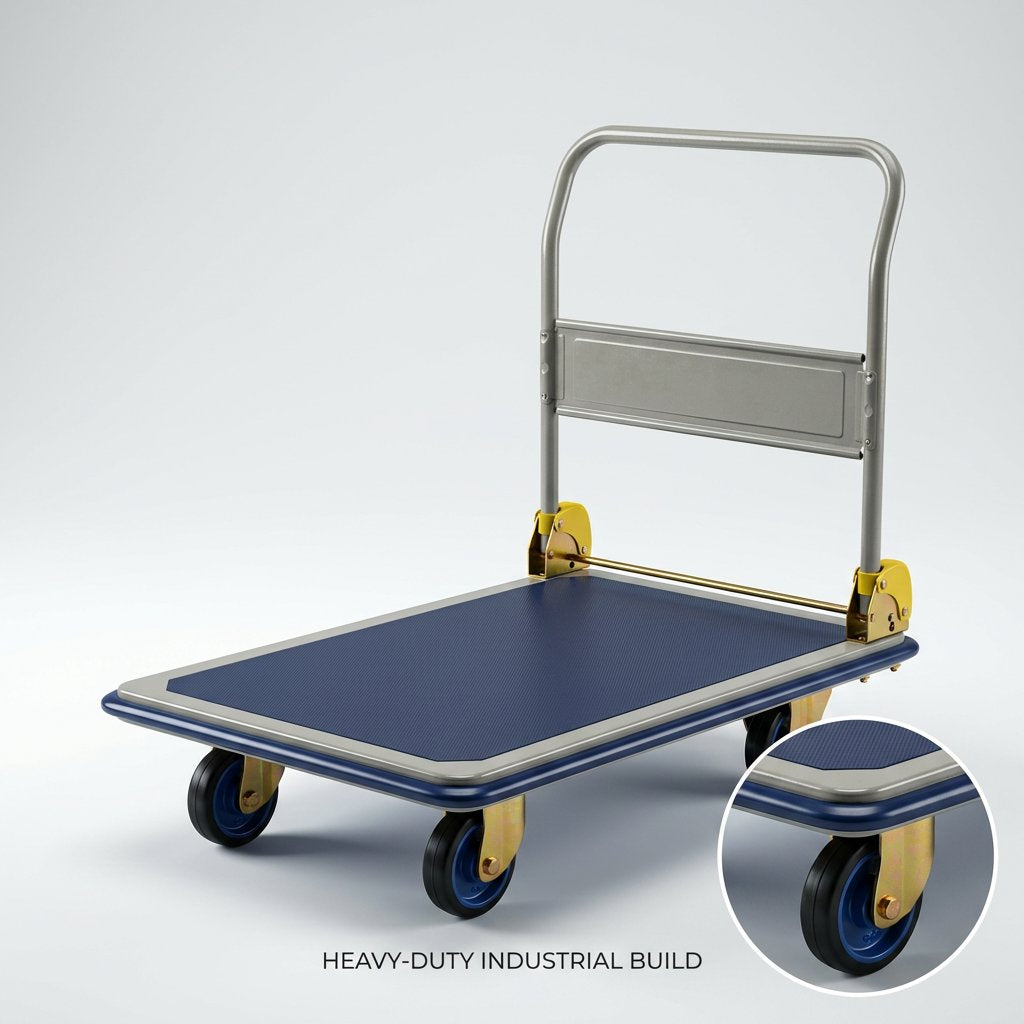 Foldable Hand Trolley 300kg Prestar Brand (Japan) NF-301 - BAS Kuwait BAS