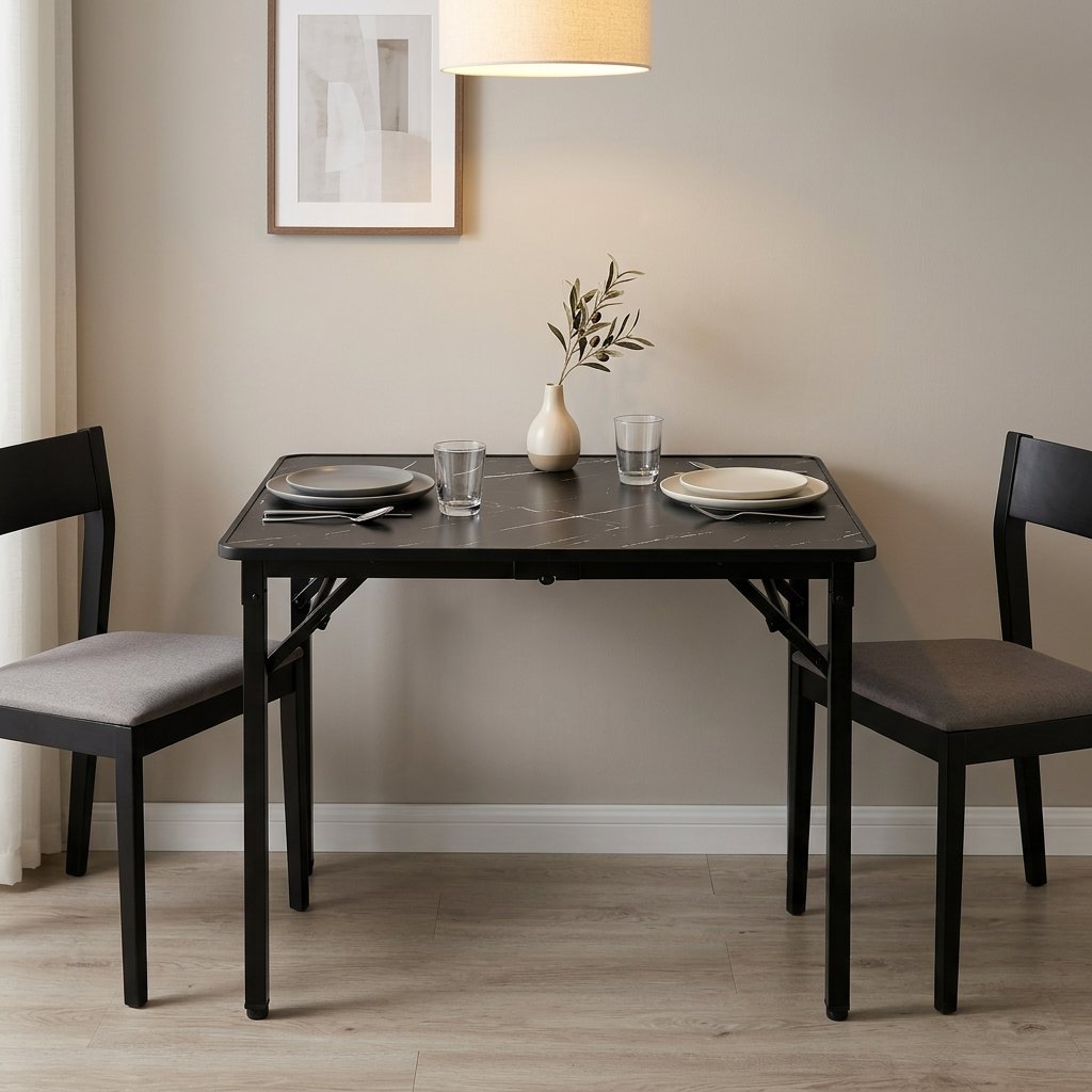 Folding Table Desk for Home or Office use I Study table I Dining table - BAS Kuwait Bab Al Saif