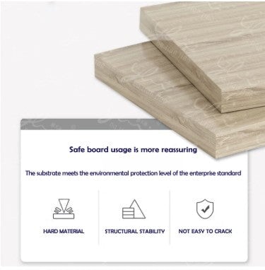 Folding Table Desk for Office - Modern Office Workstation Desk with Mobile Drawer Cabinet - BAS Kuwait Bab Al Saif