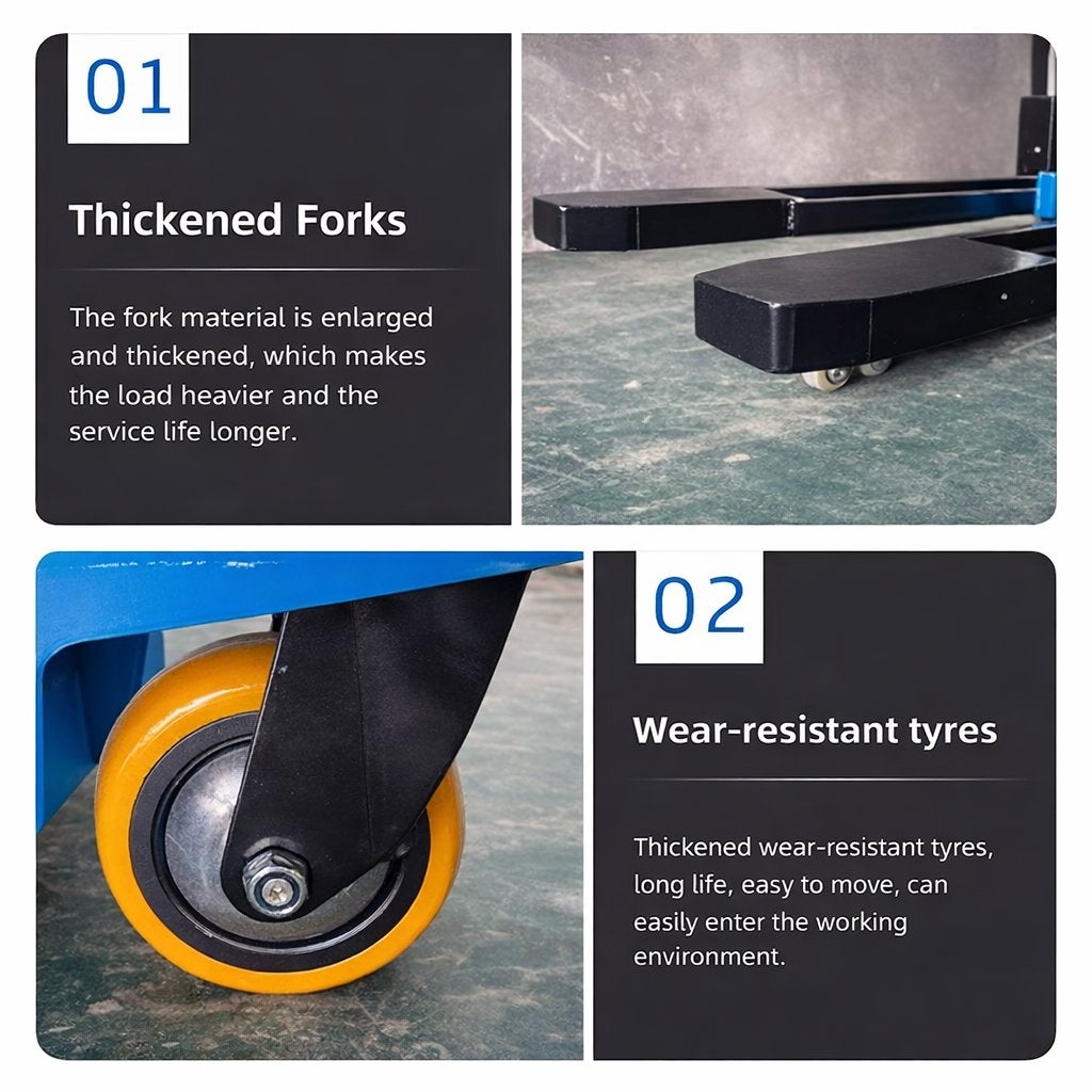 Forklift 1 Ton 1.6 Meter I Stacker Truck with Auto Lift - BAS Kuwait Bab Al Saif