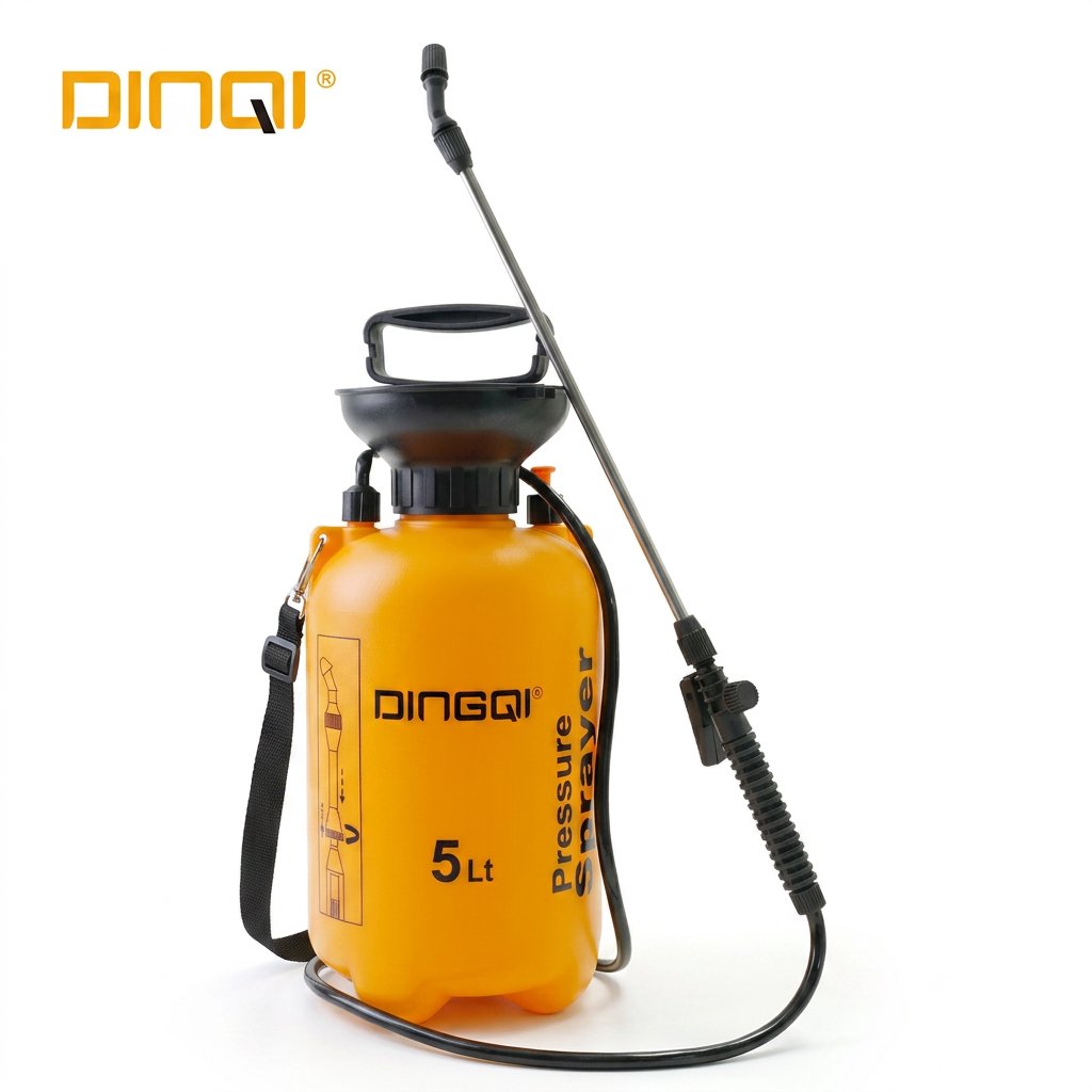 Hand Pump Sprayer Shoulder Strap Hand Water Sprayer 5L Agricultural And Car Wash DINGQI BRAND - BAS Kuwait Bab Al Saif