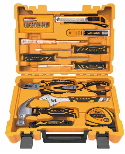 Hand Tools Tool Set 30 pcs High Quality Screwdriver Hammer Pliers DINGQI BRAND - BAS Kuwait Bab Al Saif Standard Standard