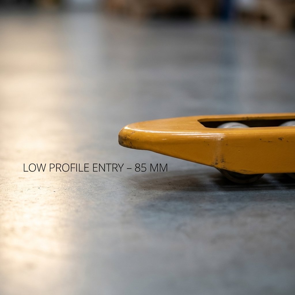Hand Truck Pallet Jack (Wide) 3,4,5 ton - BAS Kuwait Bab Al Saif