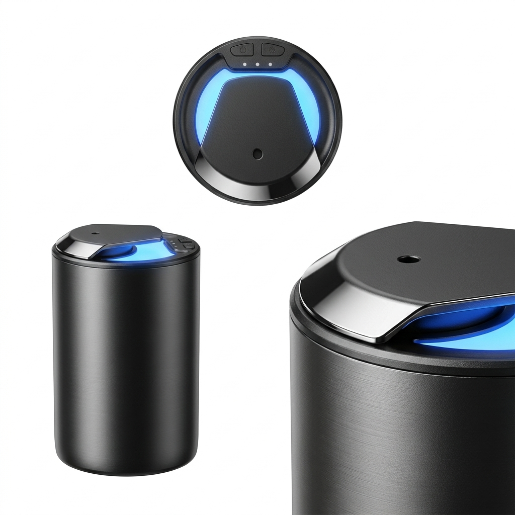 Car Oil Diffuser Aluminum Portable 15ml - BAS Kuwait