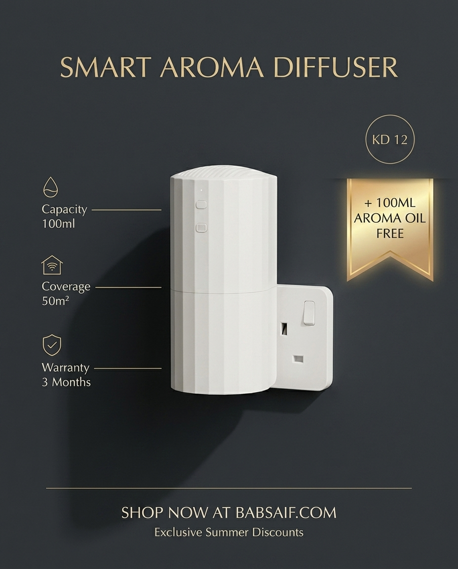 Wall Plug In Diffuser + 100ml Diffuser Oil Free