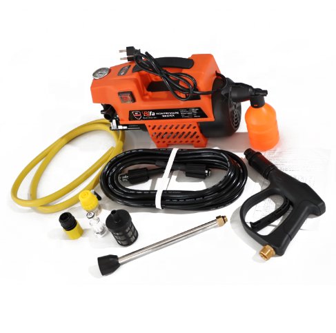 High Pressure Washer 1800W | Pure Copper Motor | Portable Vehicle Cleaning - BAS Kuwait Bab Al Saif